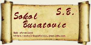 Sokol Bušatović vizit kartica